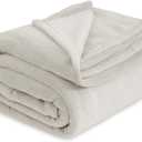 Bedsure GentleSoft Fleece Blanket King Size Linen - 280GSM Soft Lightweight Plush Cozy Blankets for Bed, Sofa, Couch, Travel, Camping (King (108" x 90"))