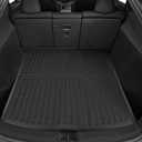 Cargo Mat for 2025 2026 Tesla Model Y Juniper Accessories (Not fit Standard), Full Coverage All Weather Trunk Cargo Liner with Backrest Protectors for Model Y 5 Seats