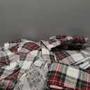 Comfort Spaces Cotton Flannel Sheets Twin Size, Ultra Soft Flannel Sheet Set with 12" Elastic Pocket , Plain Print Warm Flannel Bedding, Scottish Plaid Red 3 Piece