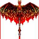 Mint's Colorful Life Dragon Kite for Kids & Adults, Easy to Fly Best Beach Kites for Beginners, 300ft Kite String Included