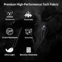 HOTSUIT Sauna Suit for Men Sweat Sauna Jacket Pant Gym Workout Sweat Suits, Black, 5XL