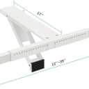 Jeacent Window AC Bracket No Drill, Heavy-Duty Window Air Conditioner Support Bracket Up to 160lbs, Fits Single or Double Hung Windows