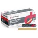Dealmed 6 Senior Tongue Depressors  100 Sterile Wood Tongue Depressor Sticks, Individually Wrapped for Medical Practice, Emergency First Aid Kits, Crafts, 100/Box (Pack of 1)