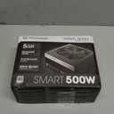 Thermaltake Smart 500W 80+ White Certified PSU, Continuous Power with 120mm Ultra Quiet Cooling Fan, ATX 12V V2.3/EPS 12V Active PFC Power Supply PS-SPD-0500NPCWUS-W