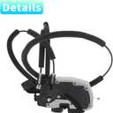 X AUTOHAUX Replacement Rear Right Passenger Side Power Door Lock Actuator Motor with Cable for Nissan Murano 2008-2014 Door Latch Actuator Assembly Replace No.825001AA0A Black