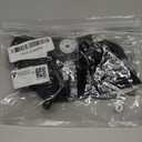 YAODHAOD Dog Shoes for Winter, Dog Boots & Paw Protectors, Fleece Warm Snow Booties for Puppy with Reflective Strip Anti-Slip Rubber Sole for Small Medium Size Dogs, Size 3: 1.5"x1.3" (L*W),Black