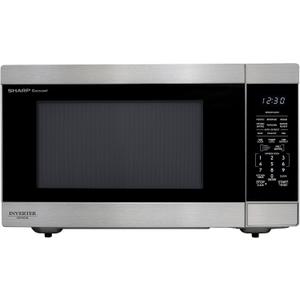 SHARP Countertop Microwave Oven with Removable 16.5" Carousel Turntable, 1200 Watt, 2.2 Cubic Feet, Stainless Steel