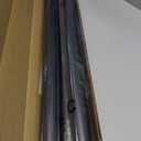 Tension Curtain Rod by EZFurni, 42-123 Inches, Heavy Duty Tension Rods for Windows, Adjustable Spring Loaded Curtain Rods No Drilling, Renter Friendly, Hold Up Blackout Curtains and Non Slip, Black