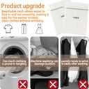 Durable Honeycomb Mesh Laundry Bags for Delicates, Lingerie, Socks and Gloves, Yoga Pants, Jeans or Even Jackets, Scarves (4Pcs 16 x 20 Inches Large)