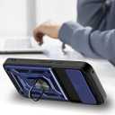 for Google Pixel 9A Case Sliding Camera Cover and Multi Angle Stand,Blue