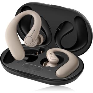 Hearing Aids, Hearing Aids for Seniors with Bluetooth, Rechargeable Hearing Aid with Noise Cancellation, 5-Level Button Volume Control, OTC Hearing Amplifier for Moderate Hearing Loss, Clear Sound