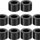 PATIKIL M10 Aluminum Spacers, 10 Pcs Metal Spacer Aluminum M10 x 3/4" OD x 1/2" L Aluminum Spacer Screw Standoff Round for 3/8" or M10 Screw Bolts