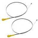 2Pcs 861942T9 Oil Dipstick Gauge, Replacement for Mercury Mercruiser Engine, Replaces 805567T 818634T