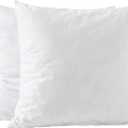 26x26 Euro Pillow Inserts-Shredded Memory Foam Fill-High Density Throw Pillow Inserts with Long Support-Home Couch Hotel Collection-Cotton Fabric-2 Pack