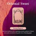 Paper Incense - 48pcs with Vintage Tin Case, Burning Papers Infused with Natural Essential Oils, Quick Usage & Long-Lasting Fragrance, Eliminating Bathroom, Kitchen, Pet Odors - Oriental Sweet