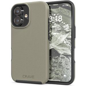 Crave Dual Guard Compatible with iPhone 16 Case, Compatible with MagSafe Shockproof Protection Dual Layer Case for Apple iPhone 16 (6.1") - Sand