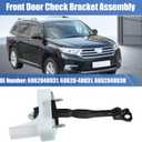 X AUTOHAUX Front Left Door Check Stop Strap Door Check Assembly 68620-48031 for Toyota Highlander 2008-2013 Car Door Check Arm Assembly LH Driver Side Door Check Strap Stopper Door Limiter