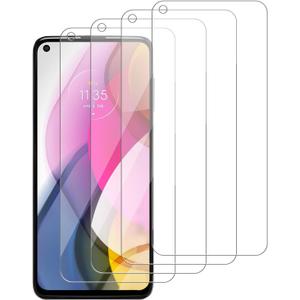 4 Pack Glass Screen Protector Compatible for Motorola Moto G Stylus (2021) / XT2115 [9H Hardness]-HD Screen Tempered Glass, Scratch Resistant,Easy Install [Case Friendly]