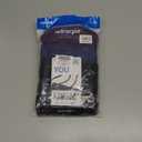 wirarpa Women's Underwear High Waisted Briefs Ladies Cotton Panties Soft Full Coverage Underwear 5 Pack (X-Large, 3black, 1blue, 1purple-5p)