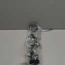 Bird Feeders for Outdoors (Green) Squirrel Proof Hanging Bird Feeder with Locking Lid & Adjustable Hanger, Chew-Proof, Weather Resistant 15 Inches 6 Port