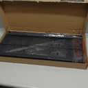 SONGMICS Shoe Rack, 3-Tier Shoe Organizer, Metal Shoe Storage for Garage, Stackable Shoe Shelf, with Adjustable Flat or Angled Shelves, 9-12 Pairs, Charcoal Gray ULMR03GB