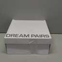 DREAM PAIRS Women's Mid Calf Gogo Boots Platform High Chunky Block Heel Square Toe Ankle Boots, Size 8, BLACK-PU, SDMB2410W