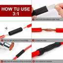 Chanzon 3:1 Ratio 3/4" (19.1mm) Heat Shrink Tubing - Marine Grade Waterproof Adhesive Lined - 4Ft Roll (1.22M Total Length) Clear/Transparent Polyolefin Sleeving Wrap Shrinking 3 to 1 Ratio 1pcs