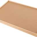 pistro 1:35 Scale Sand Table Armor Model Base Tray, Diorama Building Accessory with Wooden & Corrugated Paper, 257x364mm for Toy Scenes