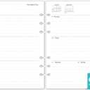 (90) 2026-2027 Planner Refills - A5 Planner Inserts with 6-Hole Punched, JUL 2026 - JUN 2027, 3-3/4" x 6-3/4", Planner Refills 2026-2027, A5 Binder Inserts, Weekly Monthly Planner 26-27 with Colorful Tabs