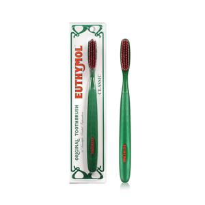 Euthymol Original Toothbrush (Classic, 1 Count) - Extra-Large, Wide, Soft Bristles for Sensitive Teeth, Gums. Effective, Gentle, Quick Cleaning.
