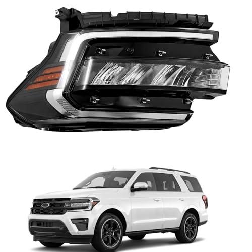 NL1Z13008Q NL1B13E015CL Left Driver Side Full LED Headlight Assembly W/O DRLBlack For FORD EXPEDITION 2022-2024 Replace# NL1Z-13008-Q NL1B-13E015-CL