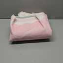 GarveeHome 2.5x8 Runner Rug for Hallway Washable Kitchen Rugs Non Slip Solid Pink Modern Minimalism Soft Low-Pile Scalloped Indoor Carpet for Entryway Laundry Room Floor Mats