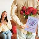 3 x Romantic Valentines Day Cards Gifts for Him Her Men Women, Happy Valentines Card for Husband Wife Boyfriend Girlfriend, Love Cards (LD307)
