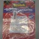 Scotch Self-Seal Laminating Pouches, 9.0 in x 11.5 in Letter Size, Easy to Use and No Laminator Needed, 10 Pack