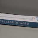 PRObebi Retractable Baby & Dog Gate - Extends to 110" Wide, 34" Tall, for Stairs, Doorways, Hallways, Outdoor, Deck, Porch