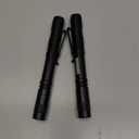 COSOOS 2 UV Black Light Flashlight, 2 Pack 395nm Mini Pen Light with Clip, Waterproof Ultraviolet Flashlight for Leak, Pet Urine, Scorpion, Hotel Inspection, Dry Stain and Bed Bug.