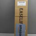 EaseLife 64" Bifold Sliding Barn Door Hardware Track Kit for 4 Closet Door,Top Mount Roller,Slide Smoothly Quietly,Easy Install,Black,Fit for Four 15" Wide Bi-Folding Door (Hardware Only)