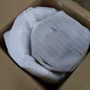 Swivel Accent Chair Round Barrel Armchair Upholstered Performance Fabric for Living Room Bedroom Waiting room, 2 Box, Cream