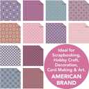 Mandala Pink12x12 Paper Pad Pack Scrapbook Cardstock Decorative Paper for Valentines Day Card Making Journaling Planner Origami Scrapbook Paper Scrapbooking Supplies