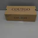 Coutgo Womens Low Chunky Heels Slingback Closed Pointed Toe Pumps Party Wedding Dress Shoes (10, Leopard)