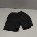 PEHMEA Boys Girls Cotton Shorts, Athletic Casual Jogger Loose Fit Kids Short with Pockets Elastic Waist Drawstring for 5-14Y (X-Small, Black)