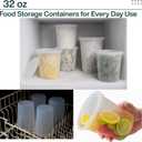 Reusable Plastic BPA-Free Food Storage Deli Container Leak‑Proof, 50