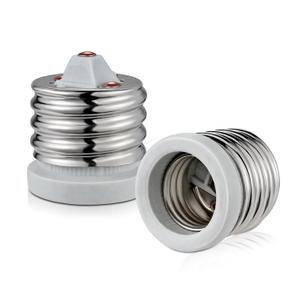 E39 to E26 Light Socket Adapter, Regular Light Bulb Adapter for Antique Floor Lamp Mogul Socket, Mogul to Standard Socket Reducer, UL Listed