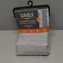 SUNBLK Total Blackout Rod Pocket Back Tab Panel Curtains
