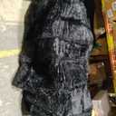 Soft Fluffy Area Rugs for Bedroom, Non Slip Living Room Plush Fuzzy Rug, High Pile Furry Throw Carpets fot Home Decor (Black, 4x6 ft)