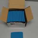 TahoeBay Blank Beer Can Cooler Sleeves Bulk Sublimation Blanks for Vinyl Plain Collapsible Foam Can Sleeves Coolers for Soda Cans and Bottles Custom Drink Holder Assorted Solid Color (Neon Blue)