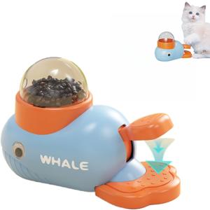 Cat Interactive Treat Dispenser Toy, Interactive Dog Puzzle Toy, Dogs Food Treat Feeding Dispenser for Healthy Eating for Small & Medium (Blue)