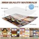 2026 World Soccer Cup Extra Large Schedule Poster, 2 in 1 45.3" x 31.5" No Crease Soccer Calendar World Cup Schedule Football Tournament for Home Bar Party Decorations