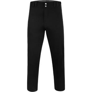 Youth Baseball Pants  Full-Length Boys Athletic Fit, Elastic Waistband with Loop, Sizes YXSYXL (White, Black, Gray)