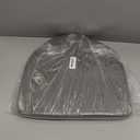 Shinnwa Kitchen Chair Cushions, Non-Slip Dining Chair Cushions with Ties and Machine Washable Cover, 17 x 16.5 x 2in, Dark Grey